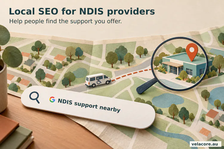 Local SEO for NDIS providers connecting a Google search with genuine local support delivery