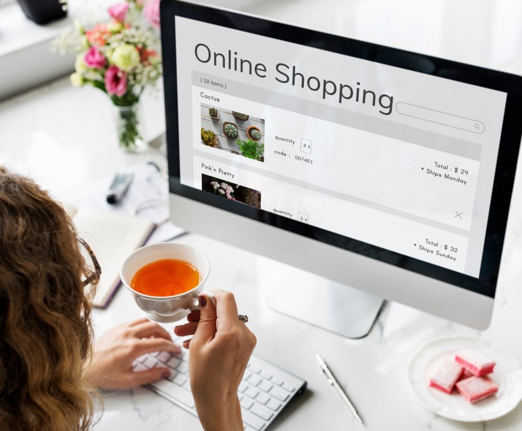 eCommerce 1 Ecommerce checkout UI showing online shopping cart, product details, shipping costs, and user experience design.