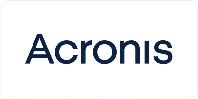Acronis backup logo for data protection, cloud storage, cybersecurity, and disaster recovery services.