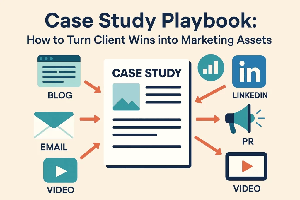 Case Study Playbook: How to Turn Client Wins into Marketing Assets