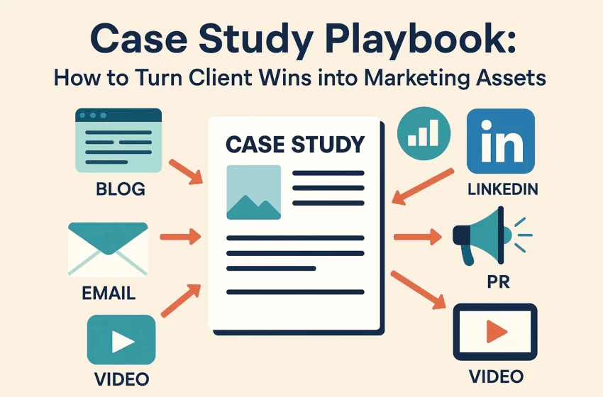Case Study Playbook: How to Turn Client Wins into Marketing Assets