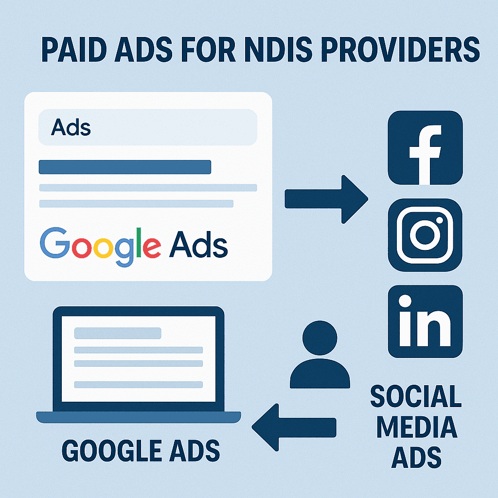 NDIS Marketing Strategies: How Providers Can Attract More Participants in 2026 4 Paid ads for NDIS providers through Google Ads and social media platforms