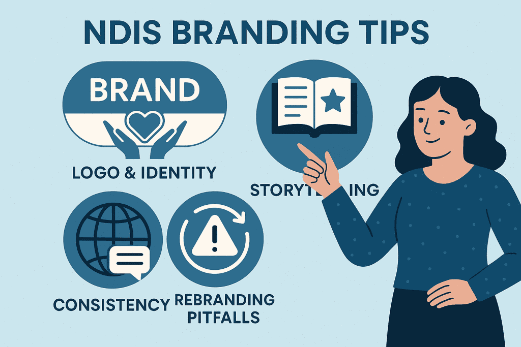 image showing NDIS branding tips