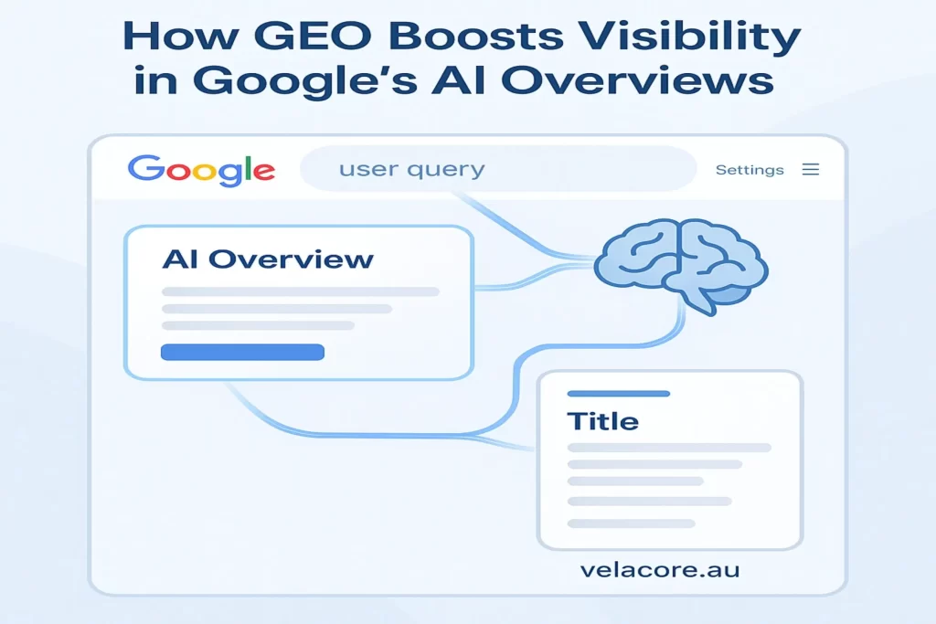 How Generative Engine Optimisation Boosts Visibility in Google’s AI Overviews 10 How Generative Engine Optimisation Boosts Visibility in Google’s AI Overviews