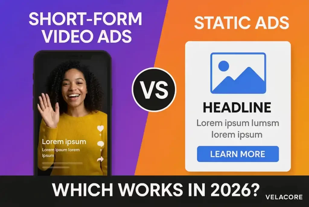 Short-Form Video Ads vs Static Ads: Which Actually Works in 2026 And Beyond? 5 Short-Form Video Ads vs Static Ads: Which Actually Works in 2026 And Beyond?
