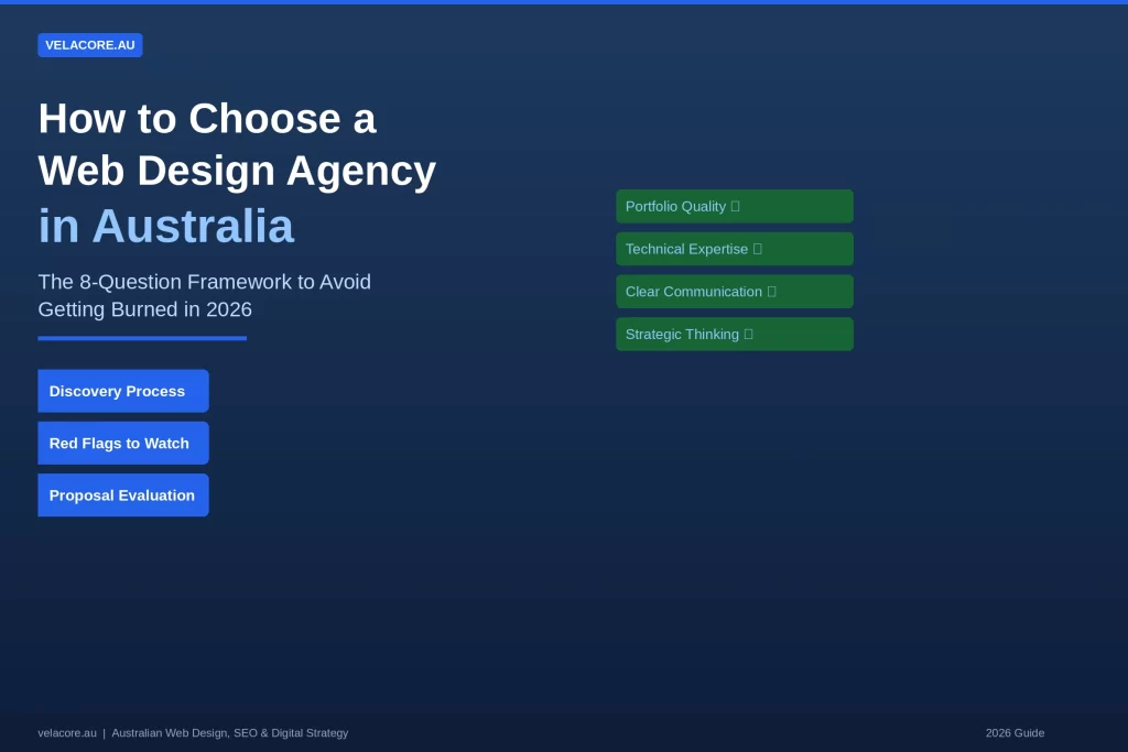 How to Choose a Web Design Agency in Australia in 2026 (Without Getting Burned) 4 How to Choose a Web Design Agency in Australia in 2026 (Without Getting Burned)
