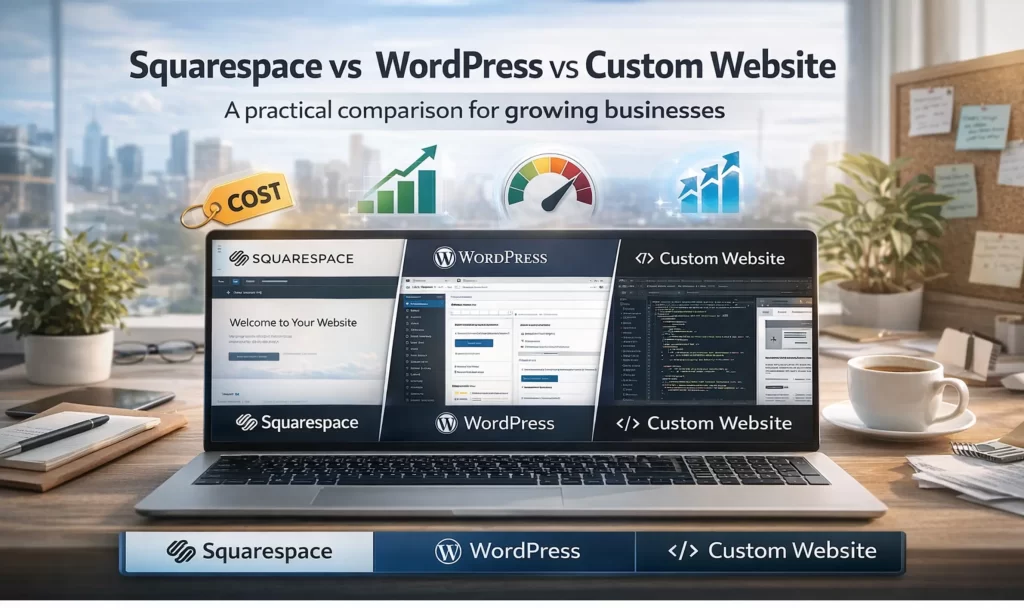 Squarespace vs WordPress vs Custom Website: What Should You Choose? 10 Squarespace vs WordPress vs Custom Website: What Should You Choose?