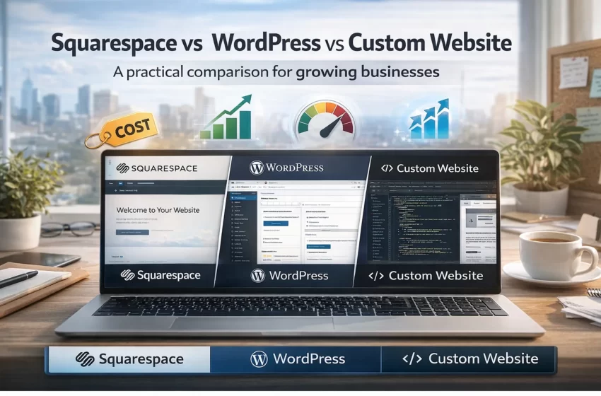 Squarespace vs WordPress vs Custom Website: What Should You Choose? 1 Squarespace vs WordPress vs Custom Website: What Should You Choose?