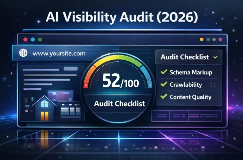 How to Audit Your Website for AI Visibility (Step-by-Step for 2026) 1 How to Audit Your Website for AI Visibility (Step-by-Step for 2026)