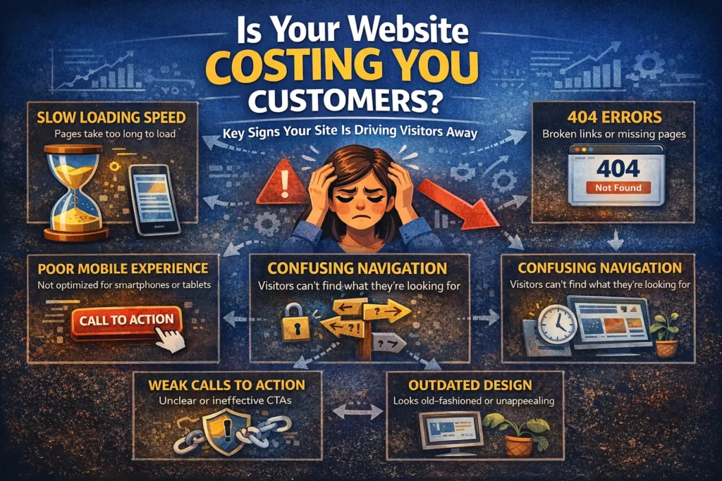 Signs Your Website Is Costing You Customers (And What to Do About It) 7 Signs Your Website Is Costing You Customers (And What to Do About It)