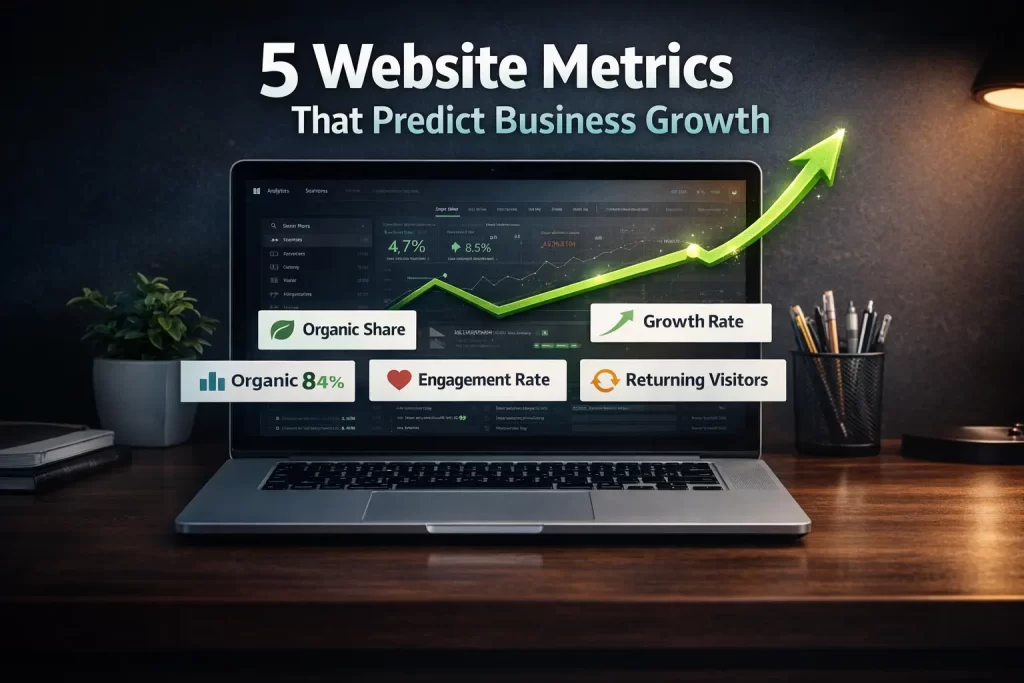 The 5 Website Metrics That Predict Business Growth (Most Businesses Are Watching the Wrong Numbers) 6 The 5 Website Metrics That Predict Business Growth (Most Businesses Are Watching the Wrong Numbers)