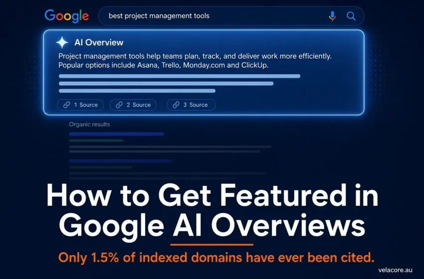 How to Get Featured in Google AI Overviews: What the Data Reveals About Who Gets Cited