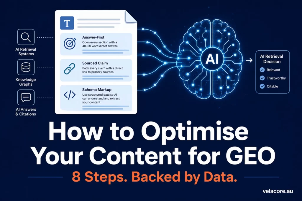 How to Optimise Content for GEO: A Step-by-Step Implementation Guide 1 How to Optimise Content for GEO: A Step-by-Step Implementation Guide